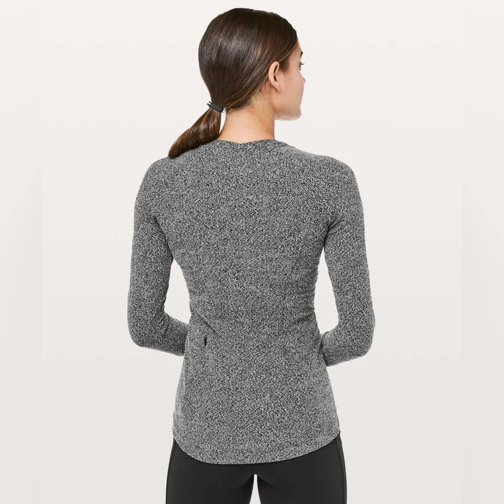 NEW Lululemon Runderful Long Sleeve Activewear Running Shirt Thumb Holes Run